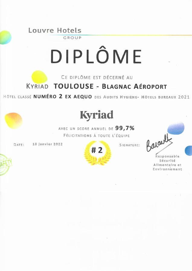 Kyriad Toulouse Blagnac Aeroport Hotel Exterior photo